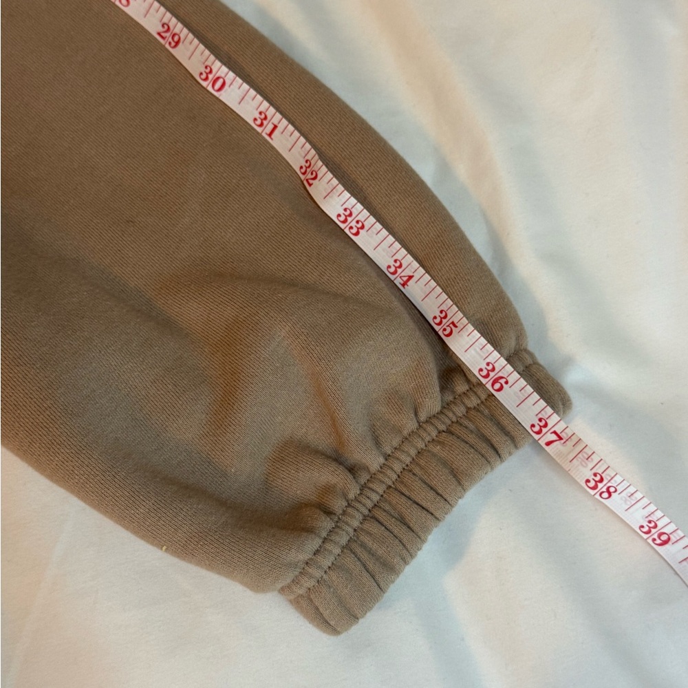 Women M PLAYBOY brown Jogger sweatpants with Elastic Cuffs and pockets: skater - Picture 3 of 7